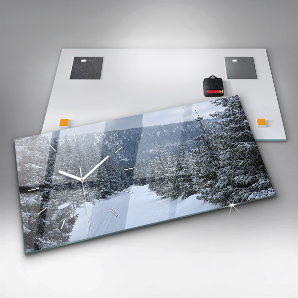 Orologi orizzontali Monti dei Giganti della Repubblica Ceca in inverno