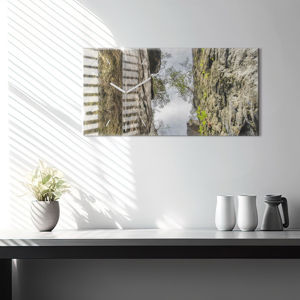 Orologi orizzontali Città di roccia nella Repubblica Ceca