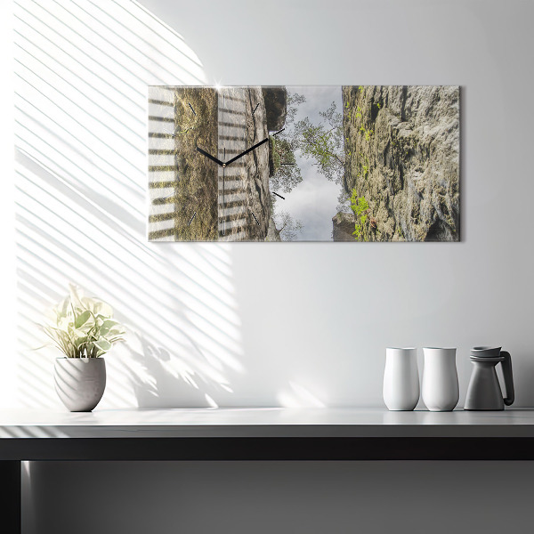 Orologi orizzontali Città di roccia nella Repubblica Ceca