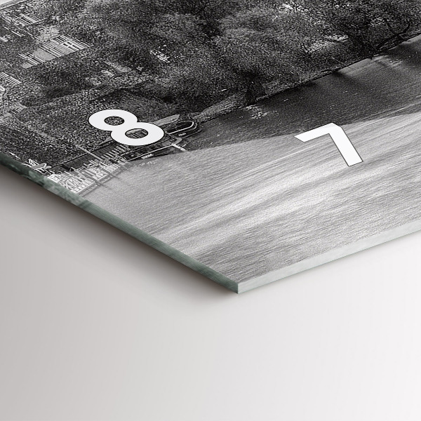 Orologio rettangolare Vista del Ponte Carlo a Praga