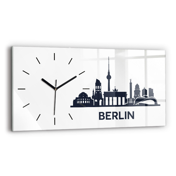 Orologio rettangolare Illustrazione della città di Berlino