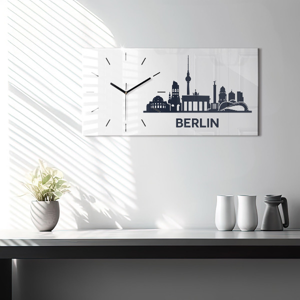 Orologio rettangolare Illustrazione della città di Berlino