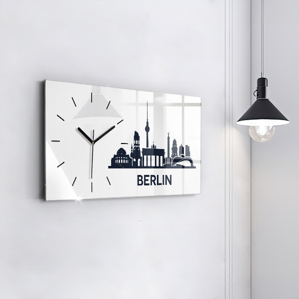 Orologio rettangolare Illustrazione della città di Berlino