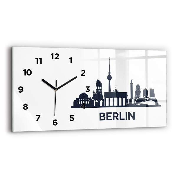 Orologio rettangolare Illustrazione della città di Berlino