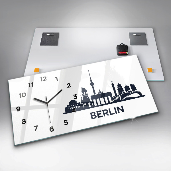 Orologio rettangolare Illustrazione della città di Berlino