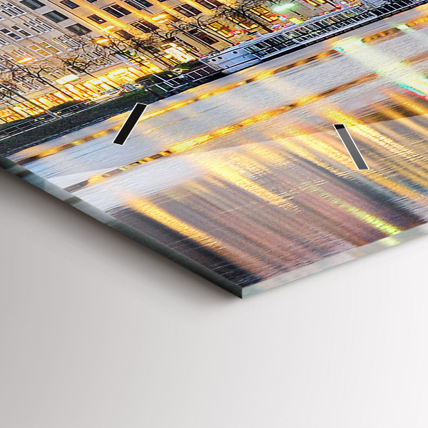 Orologio rettangolare Alster ad Amburgo