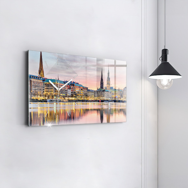 Orologio rettangolare Alster ad Amburgo