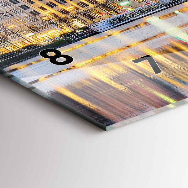 Orologio rettangolare Alster ad Amburgo