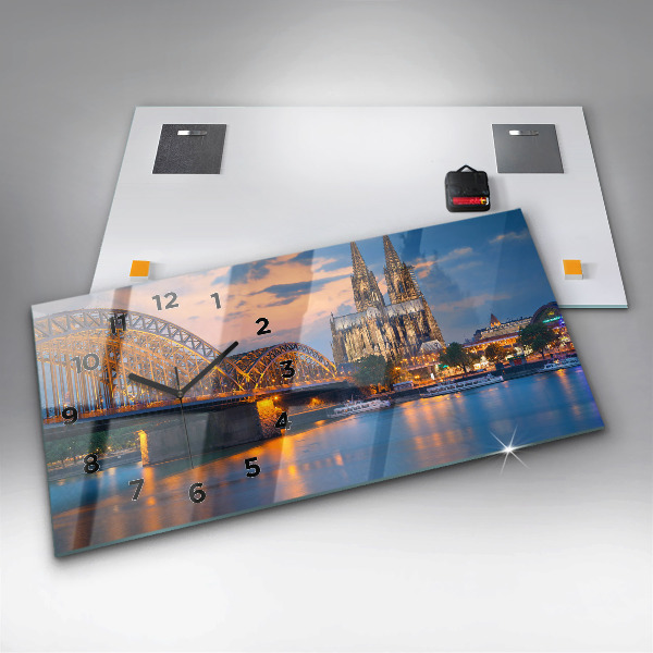 Orologio rettangolare Vista del municipio