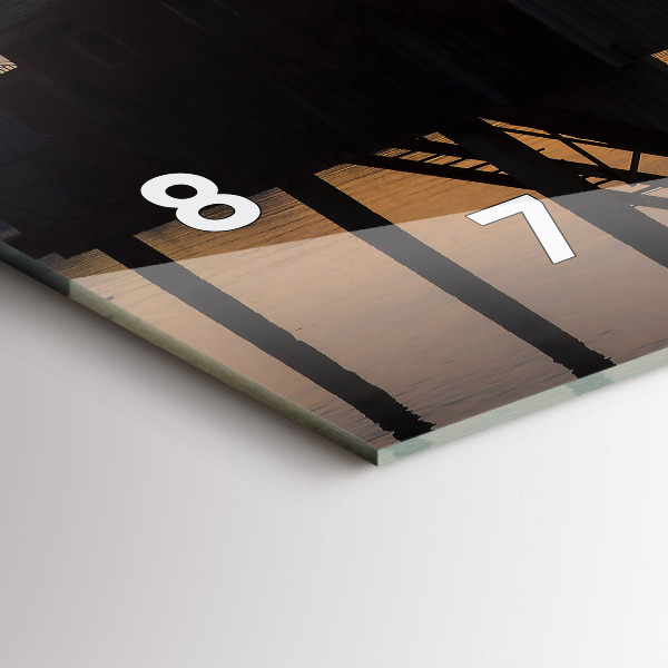 Orologi orizzontali Tramonto sul lago