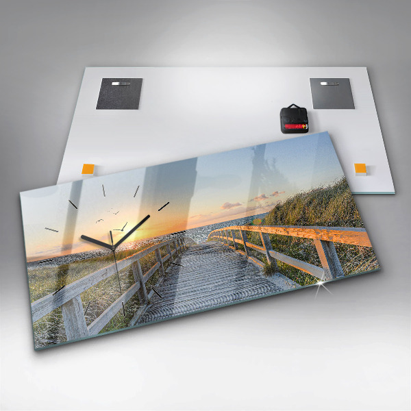 Orologio rettangolare Vacanze al mare