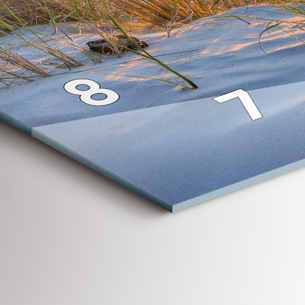 Orologio rettangolare Tramonto sul mare