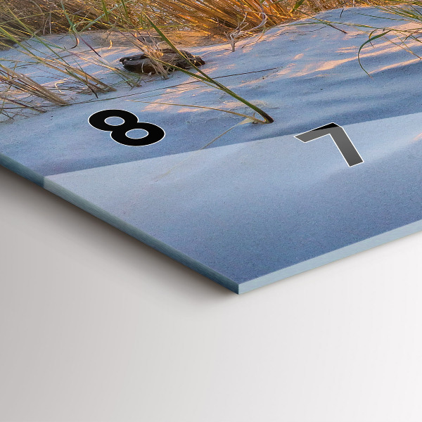 Orologio rettangolare Tramonto sul mare