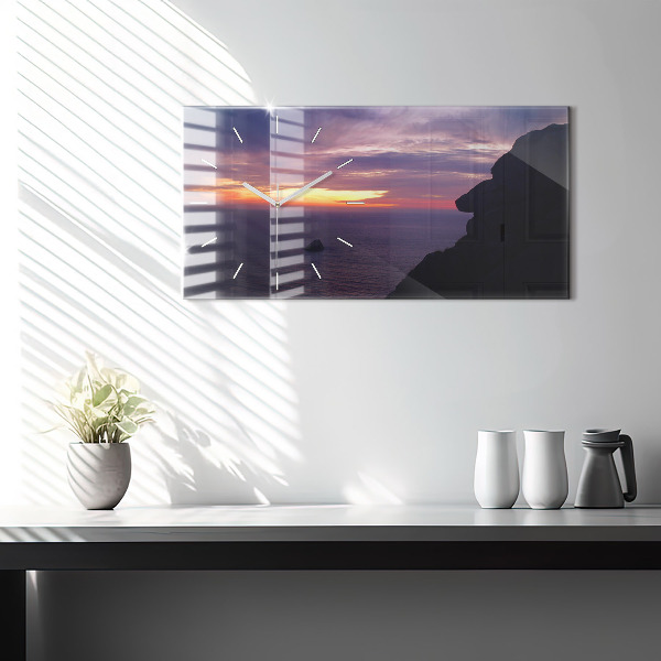 Orologio rettangolare Testa di pietra