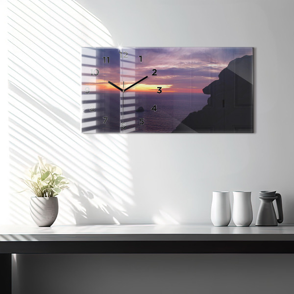 Orologio rettangolare Testa di pietra