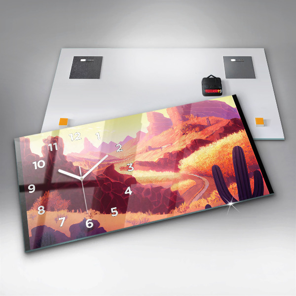 Orologi orizzontali Illustrazione del deserto dell'Arizona