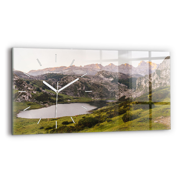 Orologio rettangolare Lago e Pirenei