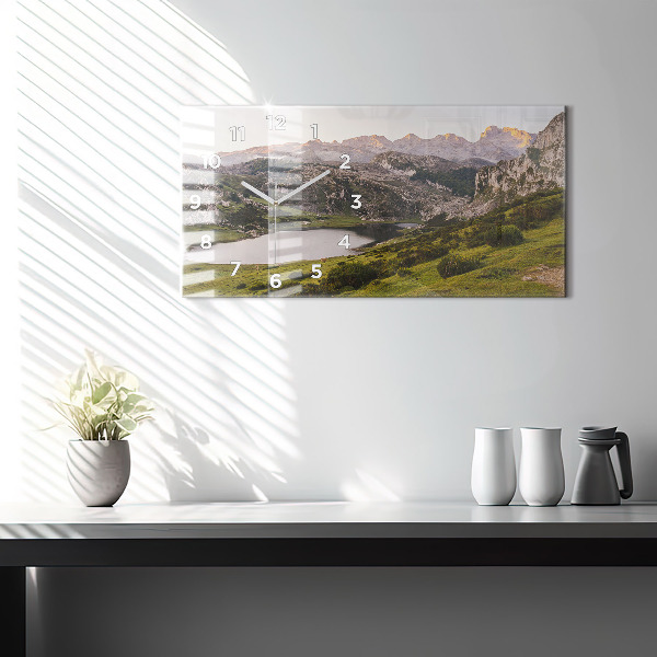 Orologio rettangolare Lago e Pirenei