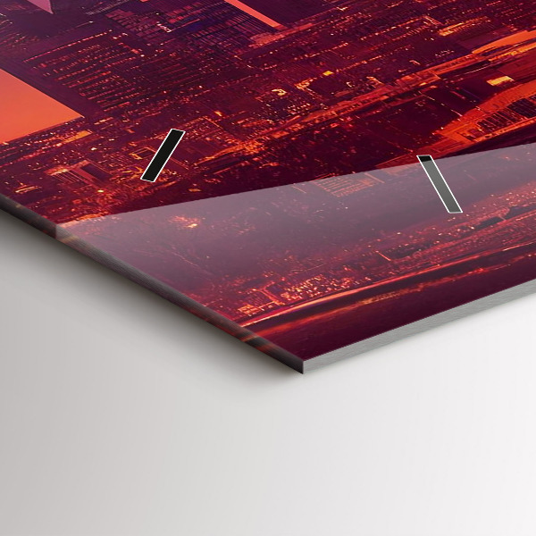 Orologi orizzontali La città di Filadelfia di notte