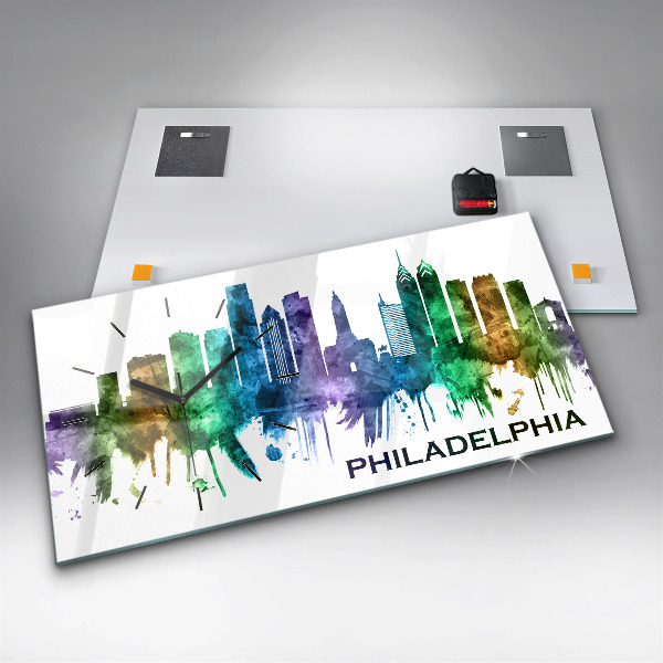 Orologi orizzontali Filadelfia colorata