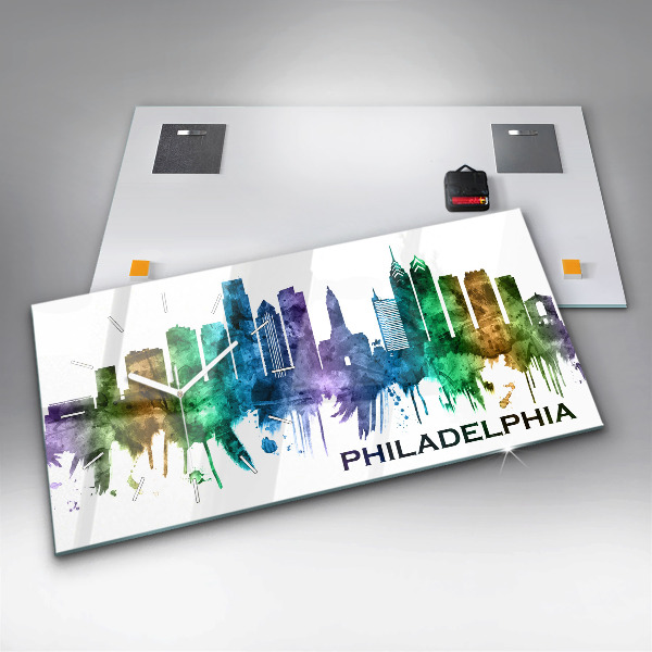 Orologi orizzontali Filadelfia colorata