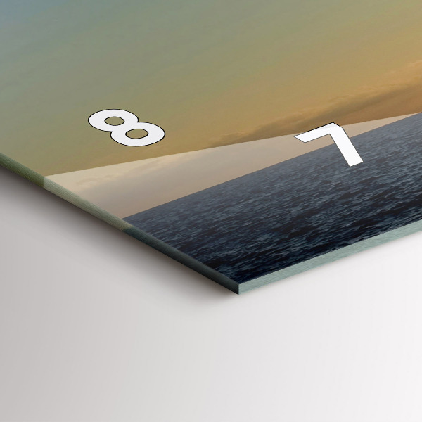 Orologio rettangolare Danza spagnola in mare