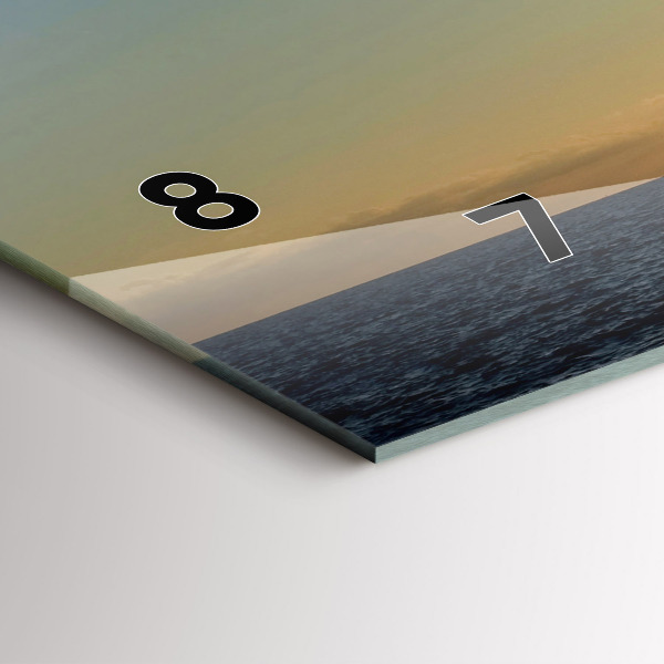 Orologio rettangolare Danza spagnola in mare