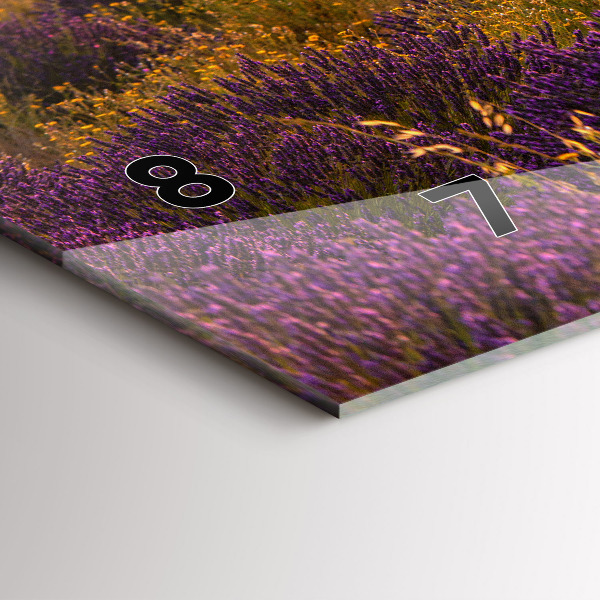 Orologio rettangolare Campo di lavanda Francia