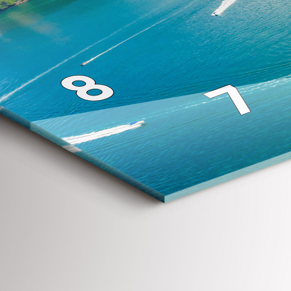 Orologi orizzontali Un'isola in Thailandia