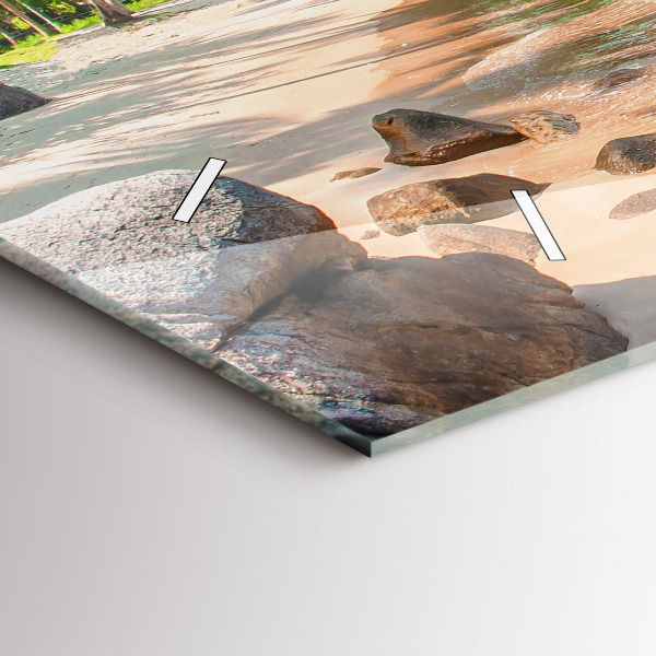 Orologio rettangolare Bellissima spiaggia in Thailandia