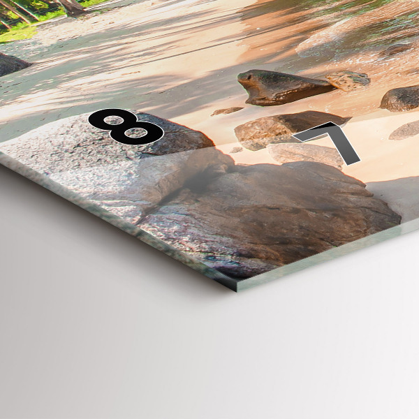 Orologio rettangolare Bellissima spiaggia in Thailandia