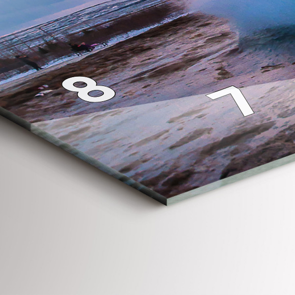 Orologio rettangolare Geyser sull'isola d'Islanda