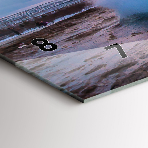 Orologio rettangolare Geyser sull'isola d'Islanda