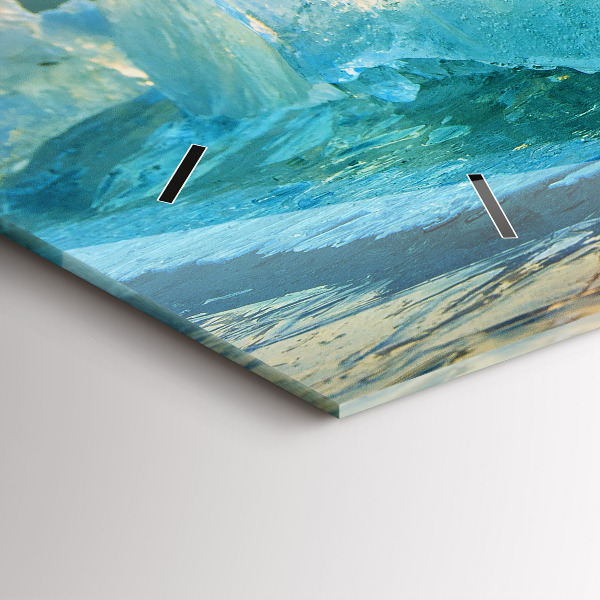 Orologio rettangolare Iceberg e alba