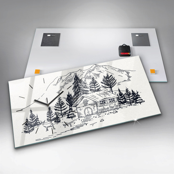 Orologio rettangolare Città dei cartoni animati