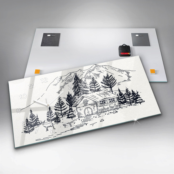 Orologio rettangolare Città dei cartoni animati