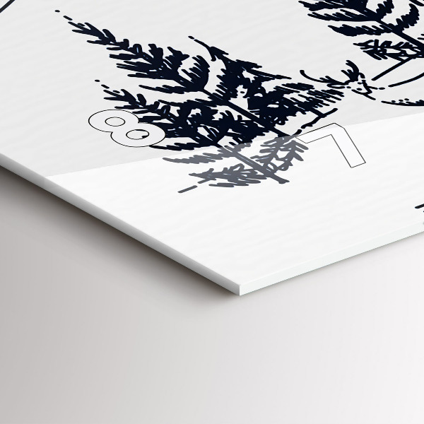 Orologio rettangolare Città dei cartoni animati