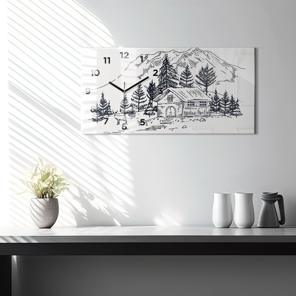 Orologio rettangolare Città dei cartoni animati