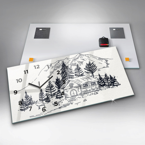 Orologio rettangolare Città dei cartoni animati