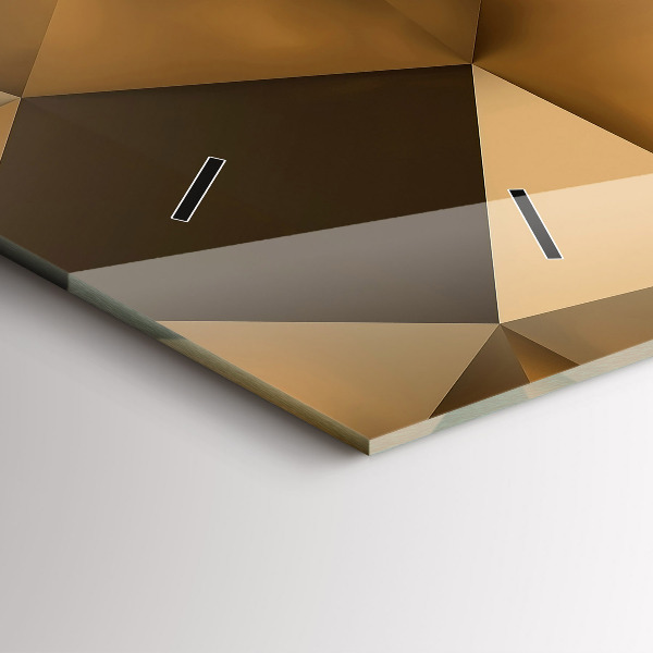 Orologio rettangolare Texture geometrica