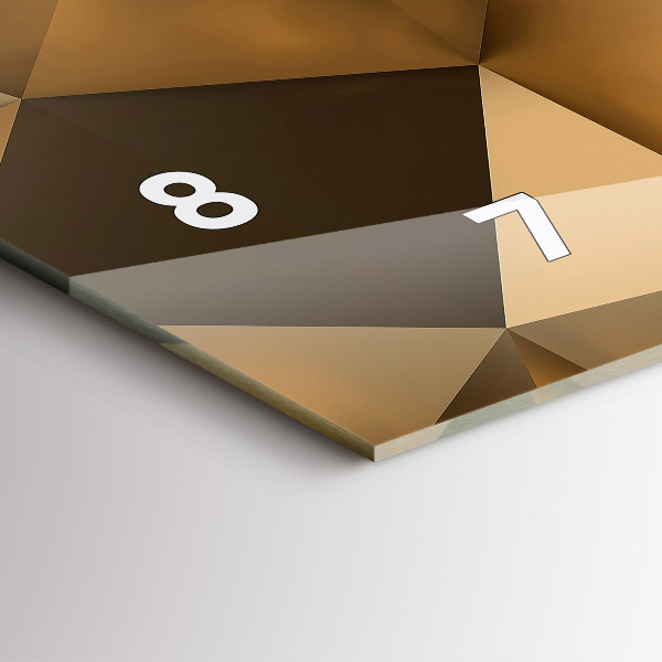 Orologio rettangolare Texture geometrica