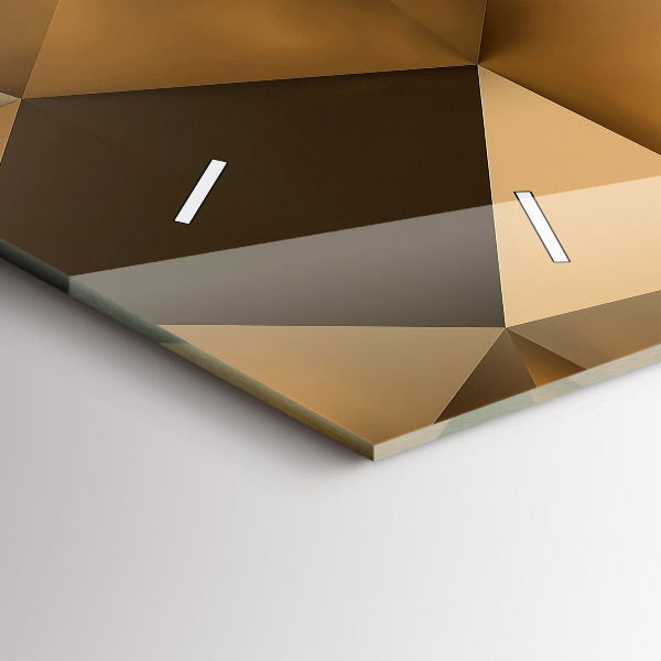 Orologio rettangolare Texture geometrica