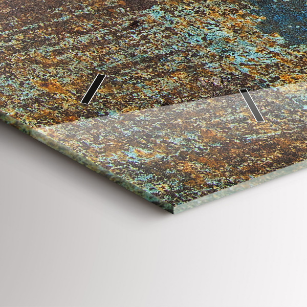 Orologio rettangolare Vecchia struttura metallica