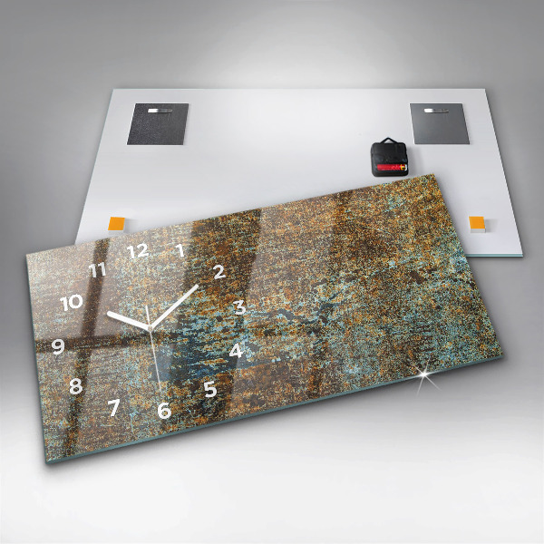 Orologio rettangolare Vecchia struttura metallica