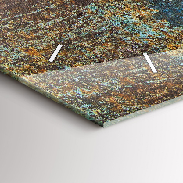 Orologio rettangolare Vecchia struttura metallica