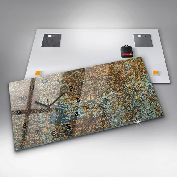 Orologio rettangolare Vecchia struttura metallica