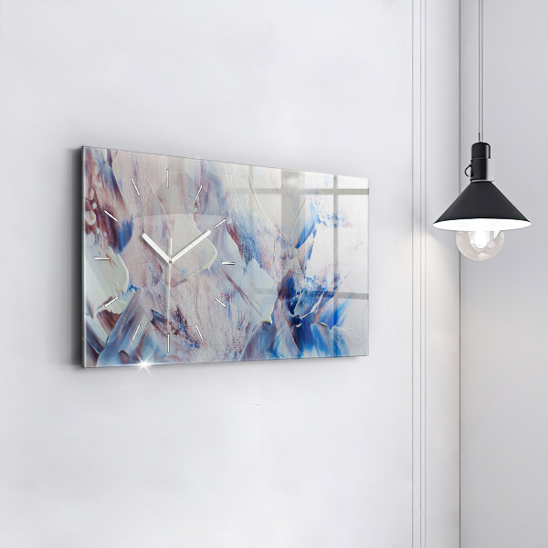 Orologio rettangolare Texture di vernice astratta