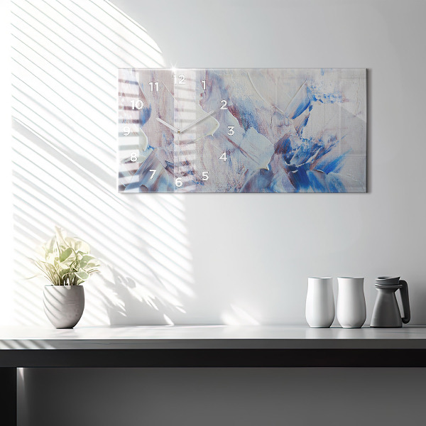 Orologio rettangolare Texture di vernice astratta