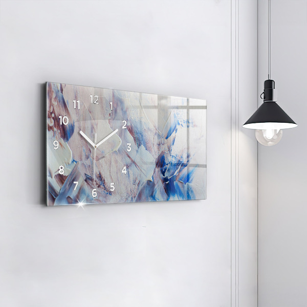 Orologio rettangolare Texture di vernice astratta