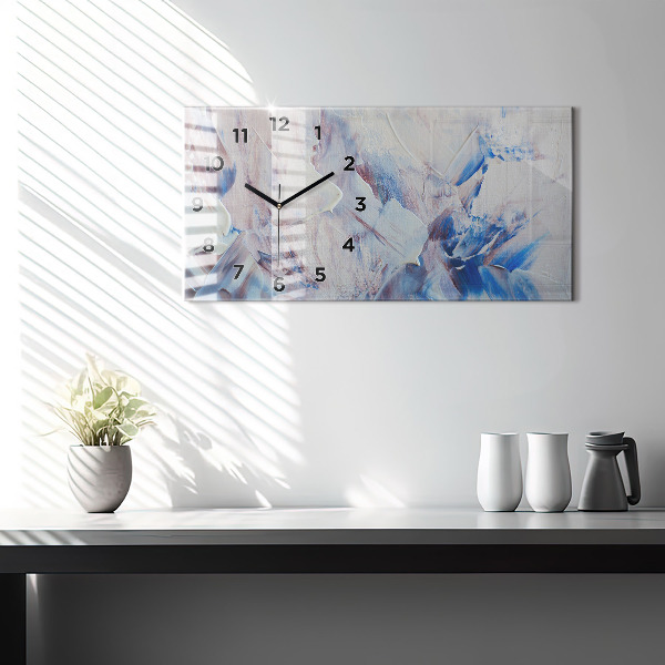 Orologio rettangolare Texture di vernice astratta